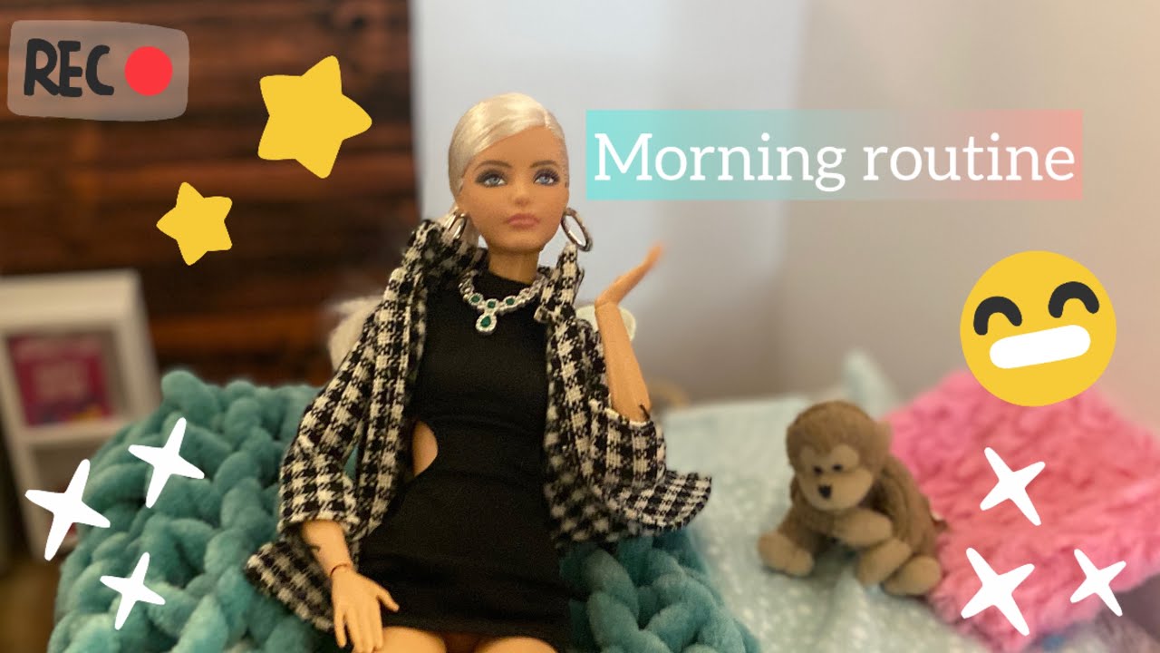 Morning routine Barbie #Doll #barbie#awesomeness - YouTube