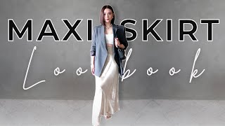 10 Maxi Skirt Outfit Ideas | LOOKBOOK