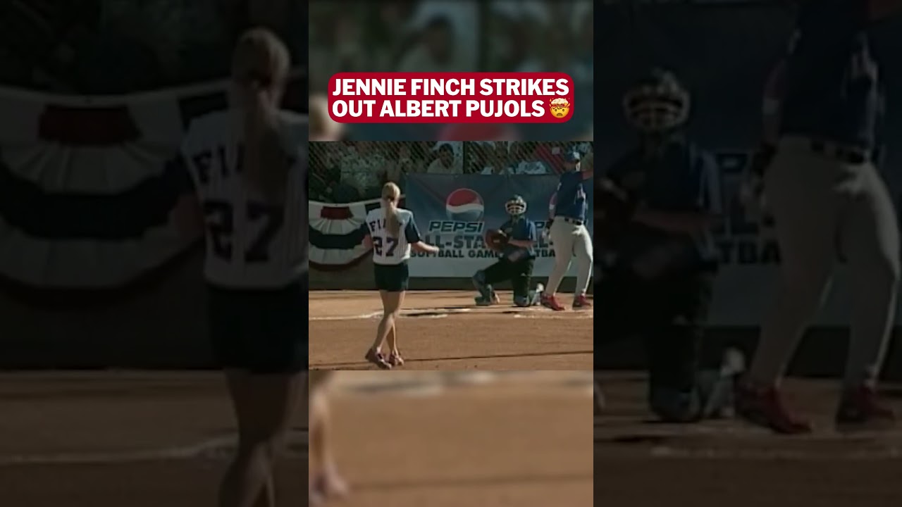 That time Jennie Finch struck out Albert Pujols 🤯