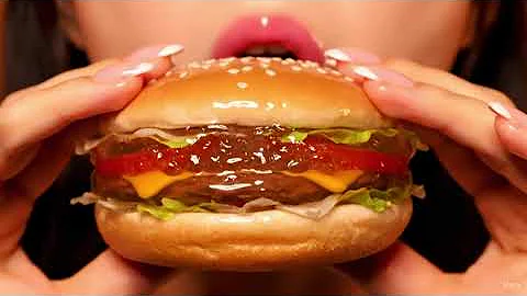 Glass Fries & Fast Food AI ASMR Eating & Cutting Video | Oddly Satisfying