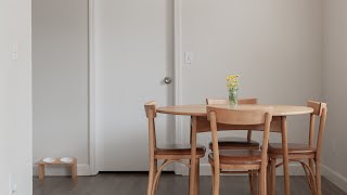 Refinishing my thrifted mid century dining set