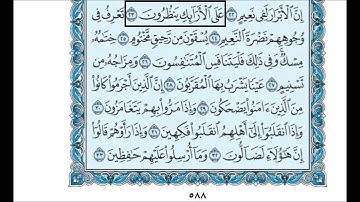 83- سورة المطففين بصوت القارئ الشيخ سعود الشريم Surat Al-Mutaffifeen - Saud Al-Shreem