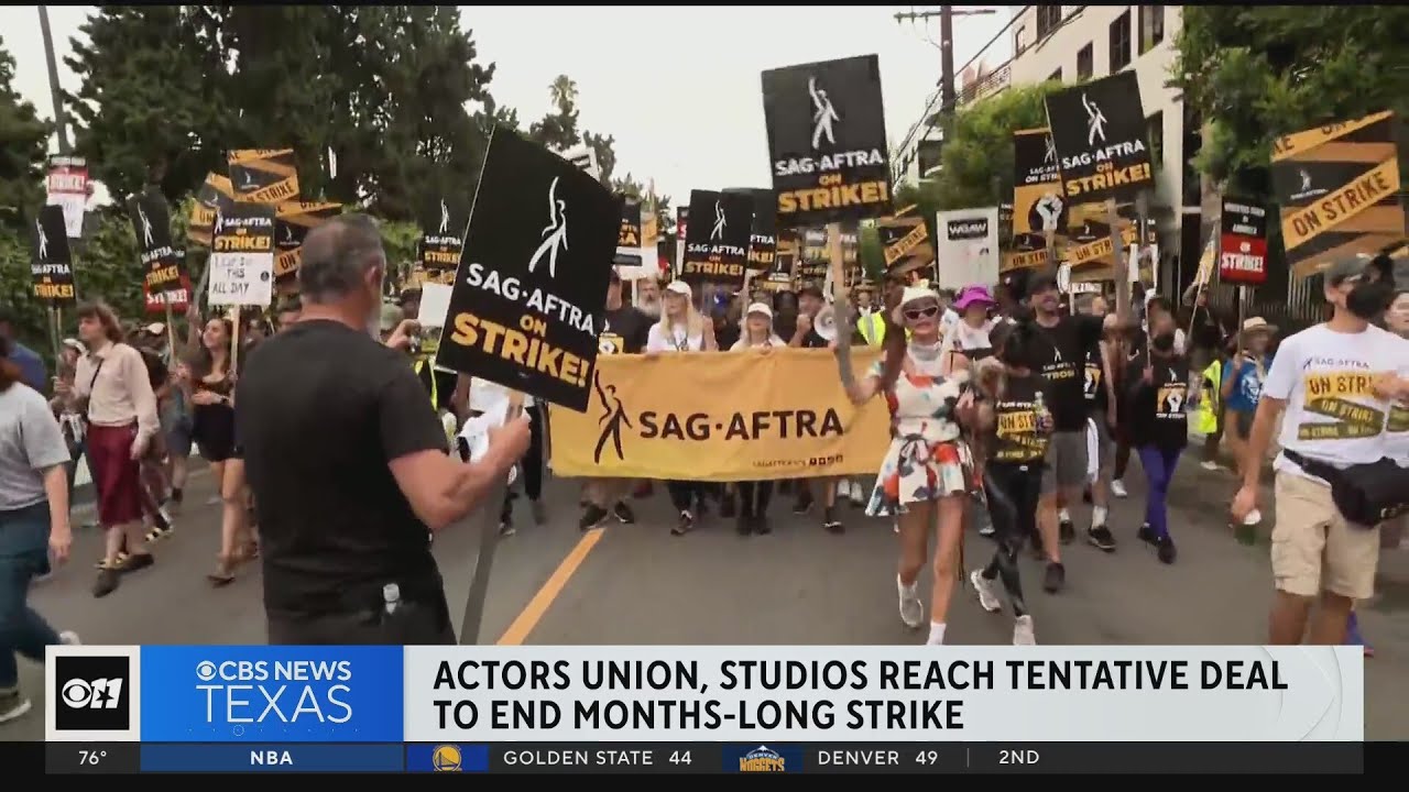 SAG-AFTRA reaches tentative agreement with Hollywood studios