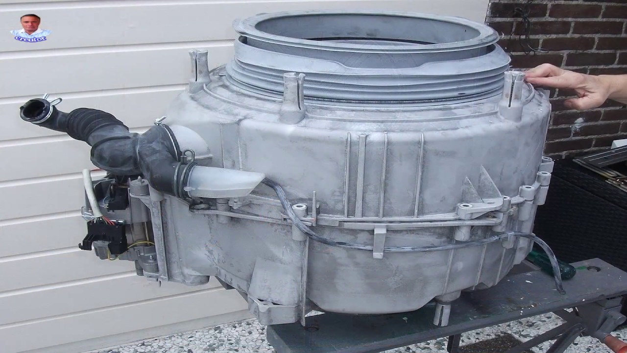 AEG Wasmachine Lagers Vervangen - YouTube
