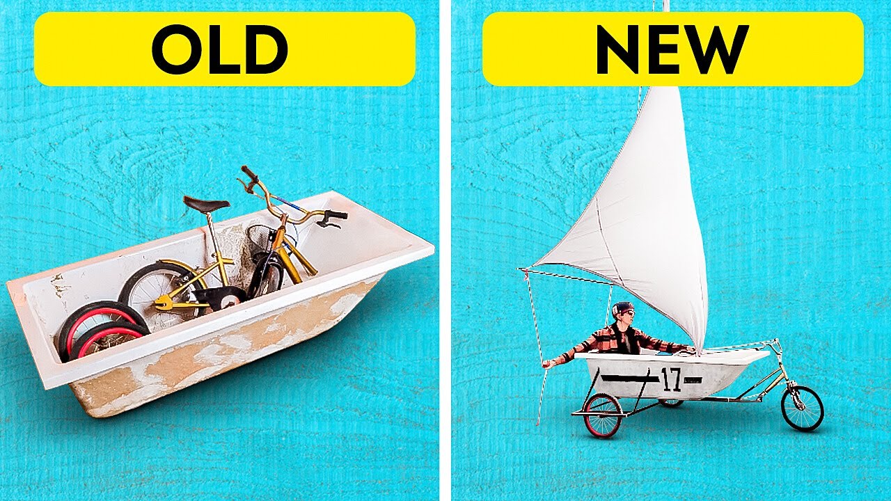 RECYCLE AND REUSE OLD BICYCLE