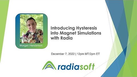 Introducing Hysteresis into Magnet Simulations with Radia