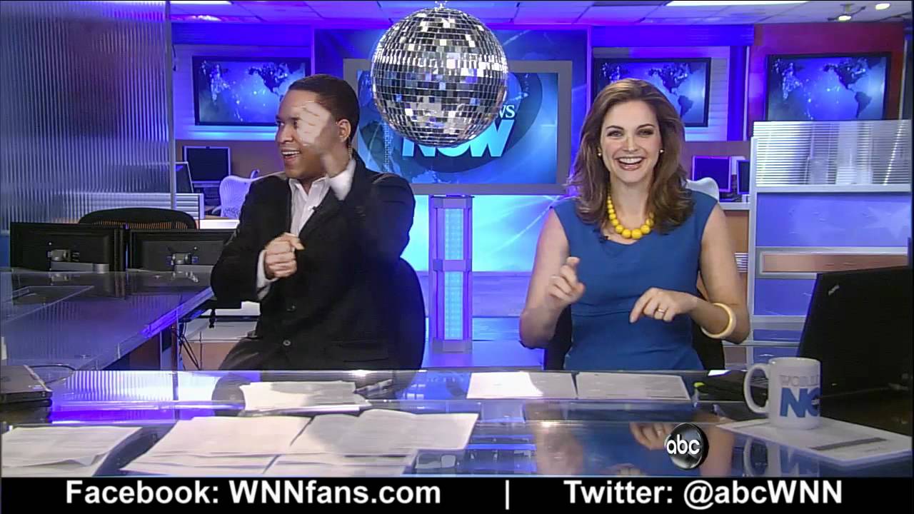 Abc Overnight Anchors Have Disco Party Youtube