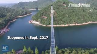 Terrifying thrills: Glass bridges that opened in China in recent years
