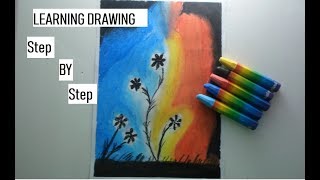 Learning Drawing_الرسم في الوان شمعية