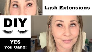 DIY Lash Extensions: In Real Time