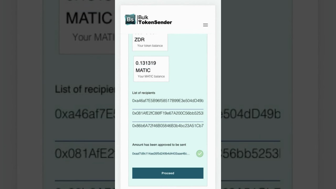 Ethereum Multisender for Fast Token Transfers 