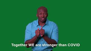 ASL STRONGER THAN COVID PSA (ASL video)