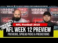 NFL Week 12 ATS and Survivor Pool Picks - YouTube