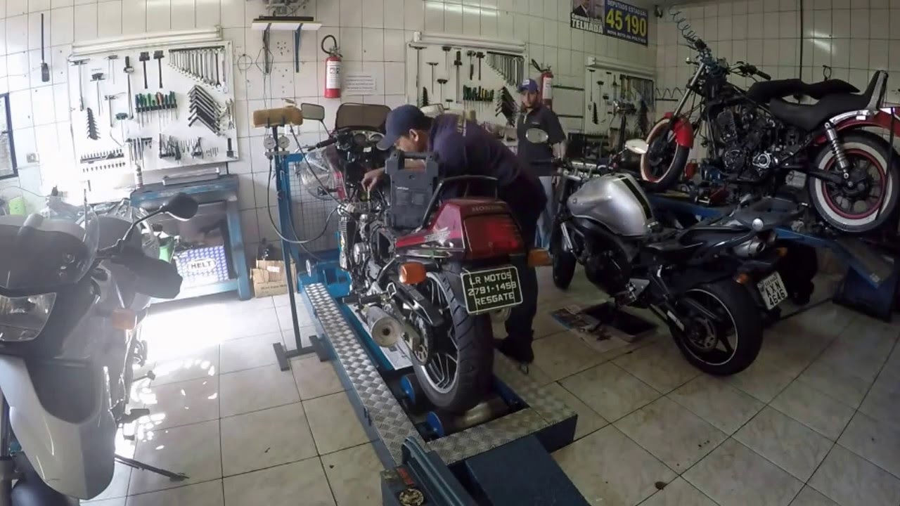 LR Motos - Processo de Manutenção da Moto Honda CBX 750 - 5763