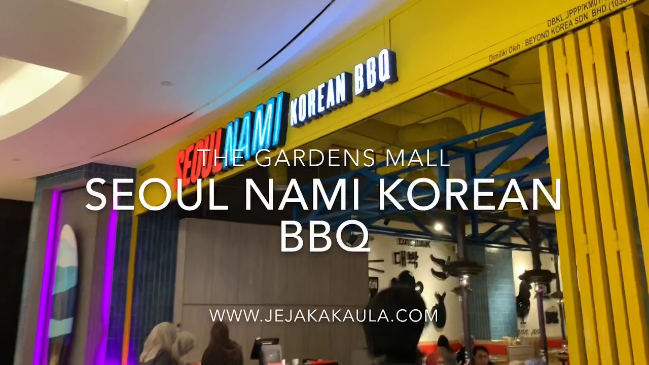 Seoul Nami Korean Bbq Muslim Friendly The Gardens Mall Youtube