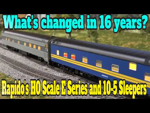 Rapido's Changed in 16 Years?! Sleepers Review; Magnetic Wand Lighting & Interior Detailed HO 10-5's