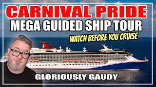 Carnival Pride Ship Tour | $375 Million Cruise Ship