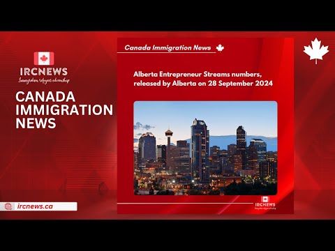 Alberta Entrepreneur Streams numbers, released by Alberta on 28 September 2024