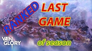 Last Game of season RANKED - Vainglory