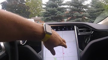 Tesla Model S Software Update 8.0 - Navigation