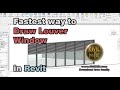 How to create Louver window Quickly and Easily with CivilMix - Revit Tutorial