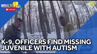 K-9, officers help find missing juvenile with autism during Sunday's winter storm