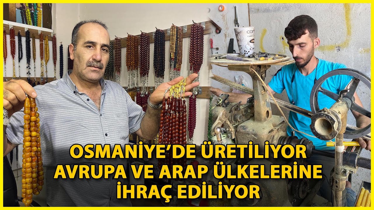 Osmaniye'de Üretilen Tespihler, 50’den Fazla Ülkeye Satılıyor