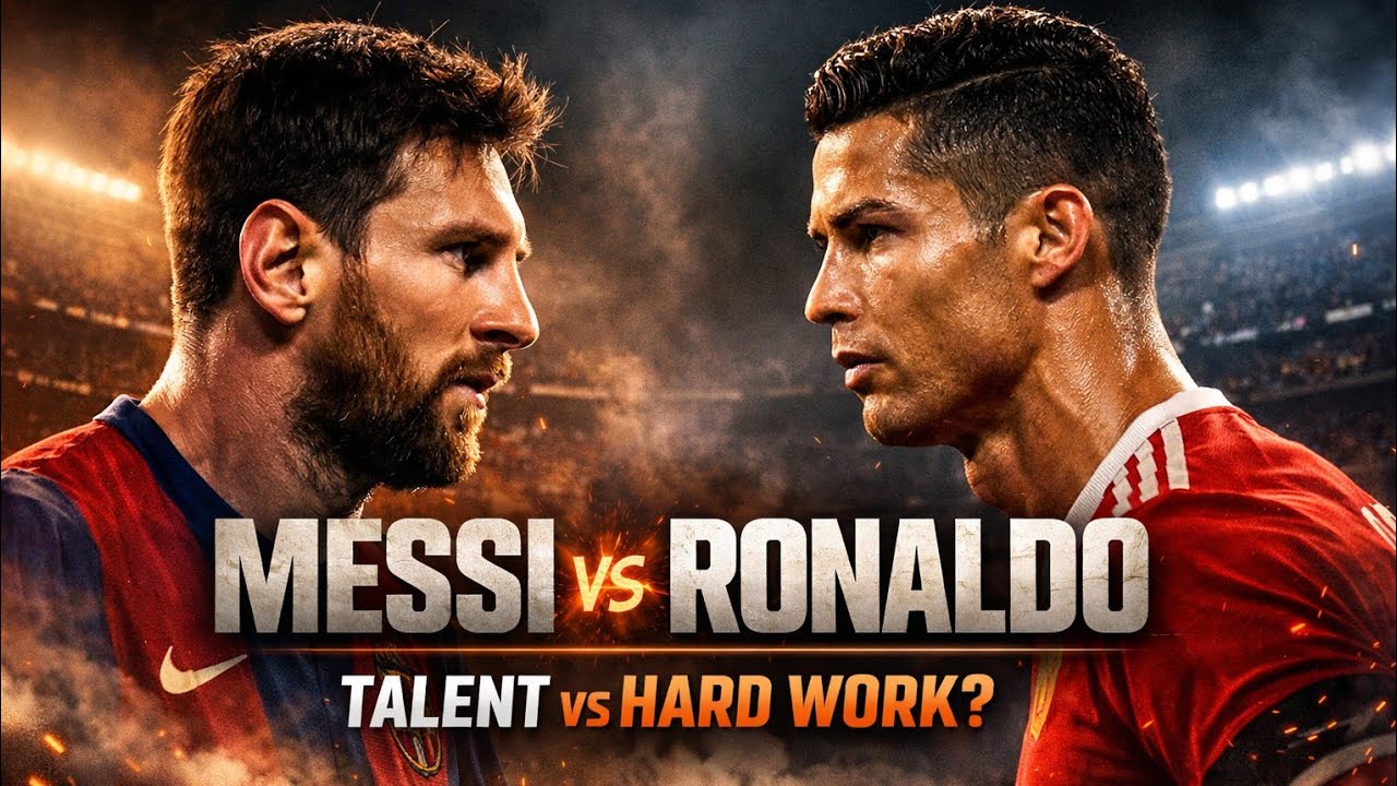 Talent vs Hard Work – Who Really Became Greater? Messi vs Ronaldo
