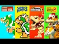Evolution of Bowser in Super Mario 2D Games (1985-2021)