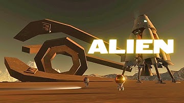 ALIEN RUINS in KSP Interstellar! Discovery in the Snowy Mountains of Glacian