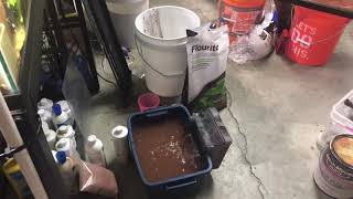 Rinsing Flourite