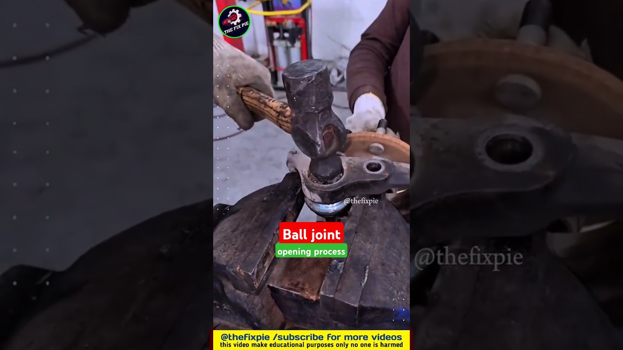Ball joint opening process 🛠️😱 