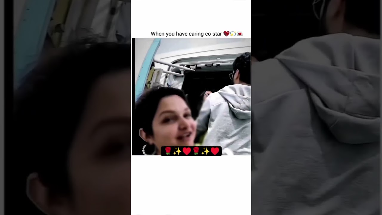 simrat kaur and utkarsh Sharma carring co-star 