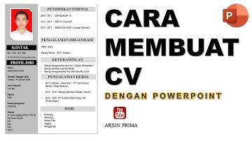 Cara Mudah Membuat CV Pekerjaan dengan Powerpoint