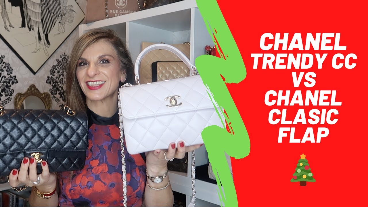 Chanel Trendy CC flap bag vs Classic Flap 