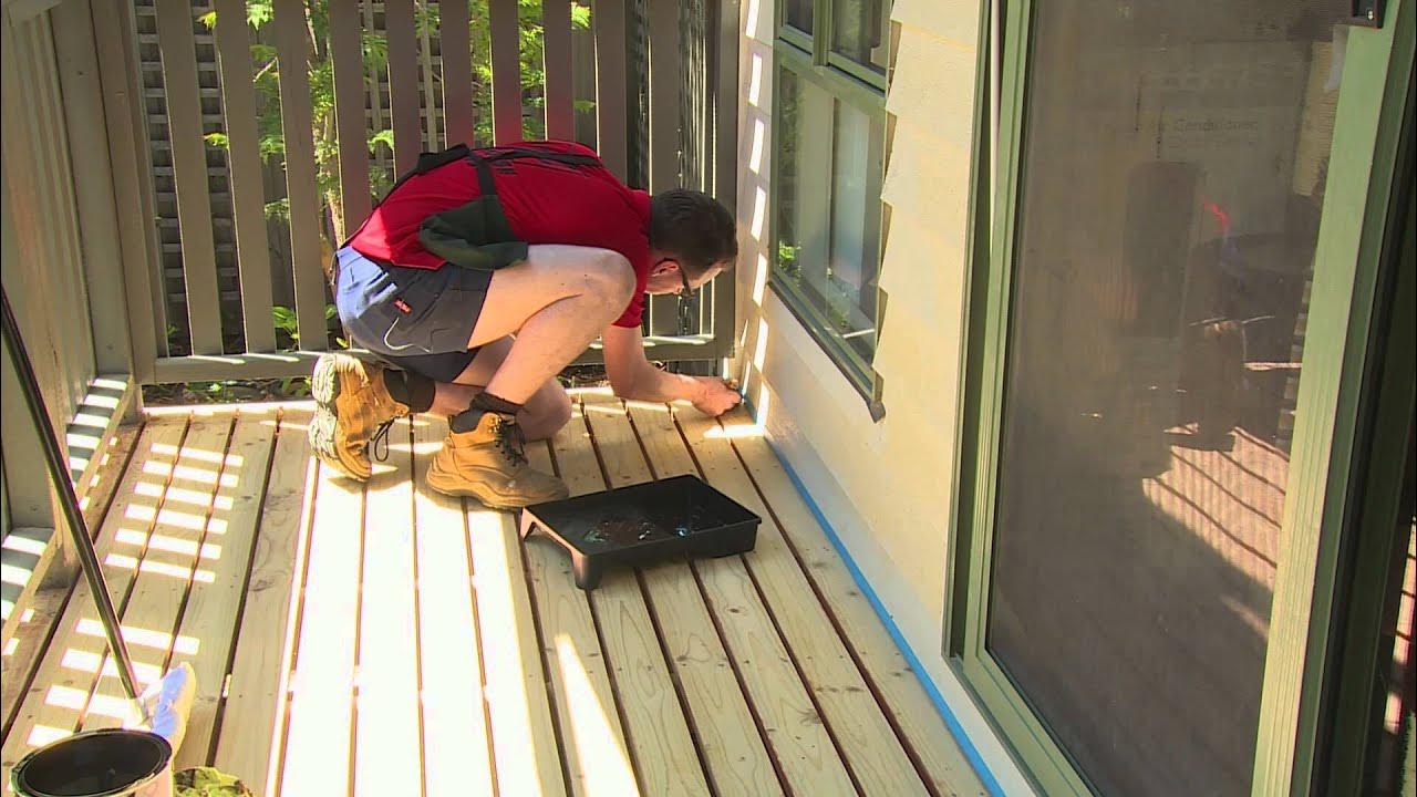 How To Stain A Deck DIY At Bunnings YouTube