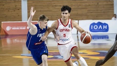 Lucas Langarita (24 pts) VS Finland U20 European Tournament 