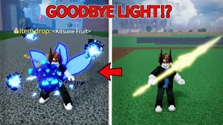 : I Mastering Kitsune Fruit + GOODBYE LIGHT!? (Blox Fruits)