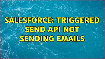 Salesforce: Triggered Send API not sending emails (2 Solutions!!)