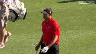 Signature Shots: Tiger Woods eagles No. 18 at the Honda Classic
