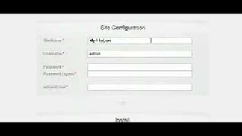 Habari CMS Install Video