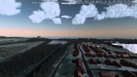 Cryengine 2 sandbox demo imported 3ds max models camera flyby