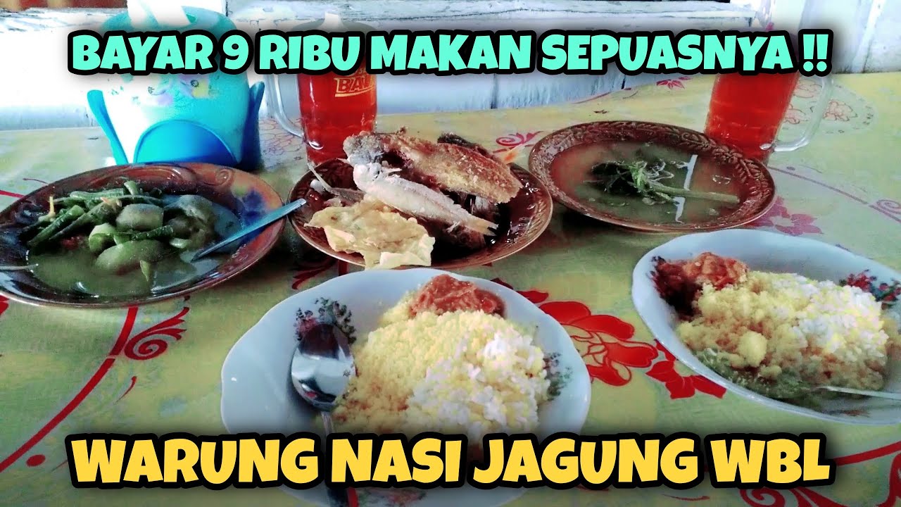 WARUNG NASI JAGUNG WBL LAMONGAN, MAKAN SEPUASNYA HANYA 9 RIBU - Cak Hanto