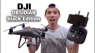 2017 DJI PHANTOM 4 PRO OBSIDIAN Black Edition/ Unboxing - review fly test