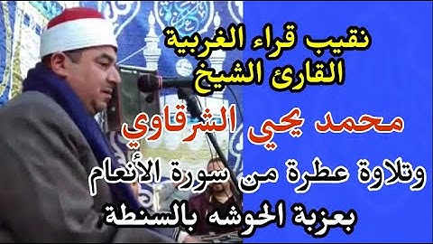 القرآن الكريم والقارئ الشيخ محمد يحيى الشرقاوي وتلاوة عطرة من سورة الأنعام  من عزبة الحوشه بالسنطة