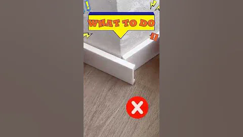 Skirting board installation. #diy #skirting #installation #tips