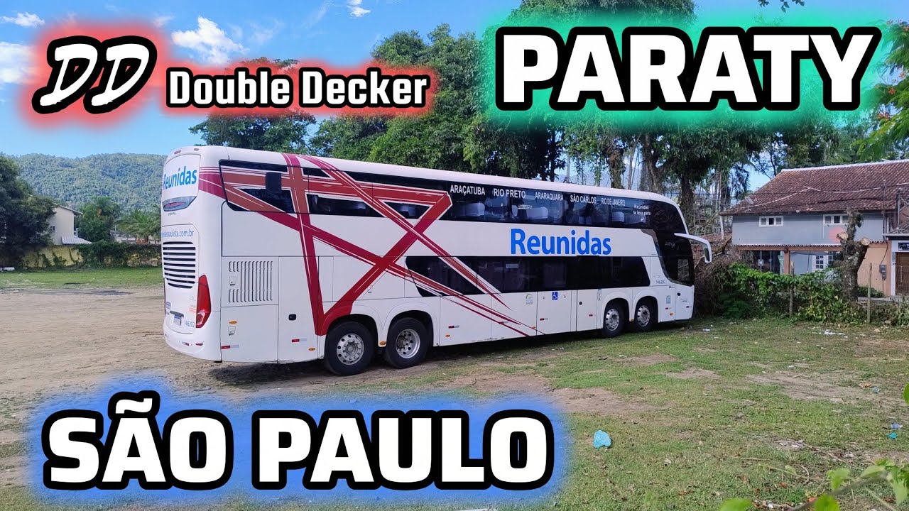 Viação Reunidas Paulista (Double Decker) - Paraty x São Paulo via Rodovia dos Tamoios #viagem 
