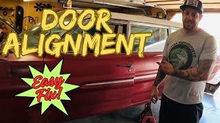 Easy Fix!  How to fix sagging doors on your classic car!