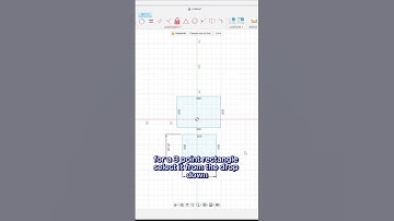 How to use Rectangle Sketch - Fusion 360 for Beginners