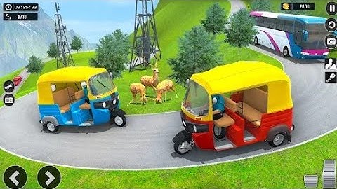 City Tuk Tuk Auto Rickshaw 3d Game || Simulator gameplay || Android game || auto wala game 🛺